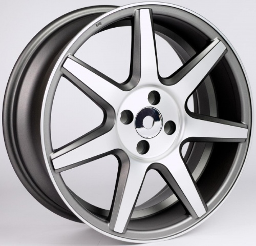 5*114,3/D17 et45/60,1 Khomen Wheels KHW1716 (Changan/Geely/Lexus/Toyota) Black-FP (диск)